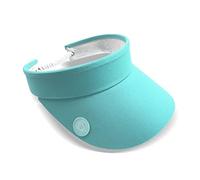 Surprizeshop Womens Golf Visor | Telephone Wire | Built in Magnet | Hand Enamelled 25mm Ball Marker | Rigid Peak | Multiple Colours | Golf Visor | Tennis Visor (Ocean Blue)
