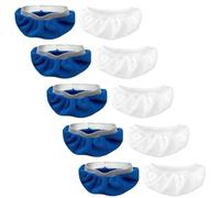 SurPse 10 Pcs Universal Steam Mop Pads - Reusable Microfiber Washable Cloths for Handheld Steam Cleaners, Compatible for Bissell Steam Shot, PurSteam, Wagner Spraytech & Comforday.