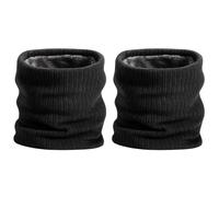 SurPse 2 Pcs Neck Warmer, Black Striped Snoods for Men and Women, Double-Layer Fleece Lined Winter Neck Warmers for Skiing, Hiking, Cycling, Outdoor Activities