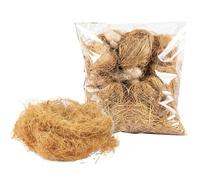 SurPse Premium Bird Nesting Material - Birds Nest for Wild Birds, Natural Coconut Fiber Blend, Canary Nest Supplies - Soft Bedding for Budgies, Finches & More