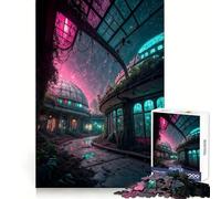 Surreal Abandoned Buildings with Starry Sky 1000 Piece Jigsaw Puzzle for Teenagers Smart Game Relaxed Mind Pattern Assembly Santa Wish List (50x75cm)