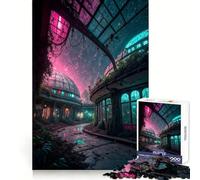 Surreal Abandoned Buildings with Starry Sky Teenager Jigsaw Puzzles 1000 Pieces Memory Boost Home Activity Pattern Assembly Perfect Present (38x52cm)