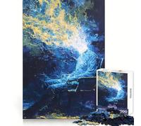 Surreal Abstract Being Art Jigsaw Puzzles for Teenagers 1000 Brain Workout Toy Simple Fun Image Assembly Cherished Gift (38x52cm)