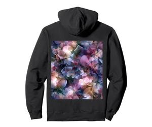 Surreal Abstract Dream Fragments Soft Pastel Waves Pullover Hoodie