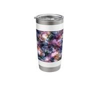 Surreal Abstract Dream Fragments Soft Pastel Waves Stainless Steel Insulated Tumbler