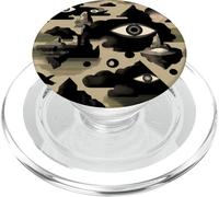 Surreal All Seeing Eye Crow Abstract Art PopSockets PopGrip for MagSafe