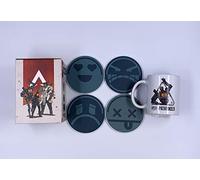 Surreal APEX legends Pathfinder 11 OZ Coffee Mug and Set of 4 Coaster Set