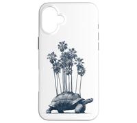 Surreal Art Tortoise Island Fantasy Nature Illustration Case for iPhone 16 Plus