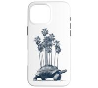 Surreal Art Tortoise Island Fantasy Nature Illustration Case for iPhone 16 Pro Max