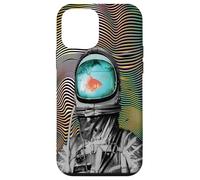 Surreal Astronaut Goldfish - Waterworld in space he lives in Case for iPhone 12 mini