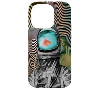 Surreal Astronaut Goldfish - Waterworld in space he lives in Case for iPhone 14 Pro