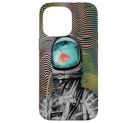 Surreal Astronaut Goldfish - Waterworld in space he lives in Case for iPhone 14 Pro Max