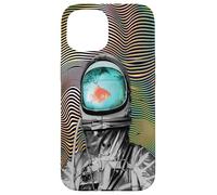 Surreal Astronaut Goldfish - Waterworld in space he lives in Case for iPhone 15