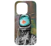 Surreal Astronaut Goldfish - Waterworld in space he lives in Case for iPhone 15 Pro