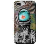 Surreal Astronaut Goldfish - Waterworld in space he lives in Case for iPhone 7 Plus/8 Plus