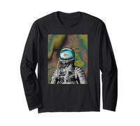 Surreal Astronaut Goldfish - Waterworld in space he lives in Long Sleeve T-Shirt