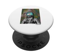 Surreal Astronaut Goldfish - Waterworld in space he lives in PopSockets Adhesive PopGrip