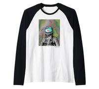 Surreal Astronaut Goldfish - Waterworld in space he lives in Raglan Baseball Tee