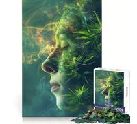 Surreal Cannabis Meditation Dreamy Contemplation 1000 Piece Jigsaws for Adults Puzzle Intellect Toy Relaxing Fun Quality Cut Fine Art Piece (38x52cm)