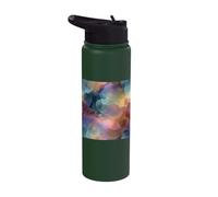 Surreal Dream Fragments Abstract Soft Petals Art Stainless Steel Insulated Water Bottle