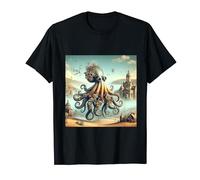 Surreal Dream Fun Octopus Steampunk Kraken Cryptid Graphic T-Shirt