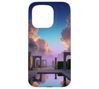Surreal Dreamscape Garden Liminal Space Pool Rooms Backrooms Case for iPhone 15 Pro