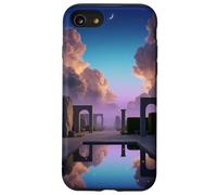 Surreal Dreamscape Garden Liminal Space Pool Rooms Backrooms Case for iPhone SE (2020) / 7/8