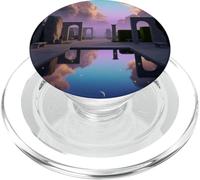 Surreal Dreamscape Garden Liminal Space Pool Rooms Backrooms PopSockets PopGrip for MagSafe