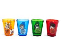 Surreal Entertainment Avatar: The Last Airbender Chibi Characters 2-Ounce Shot Glasses | Set of 4
