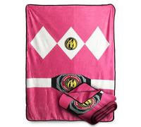 Surreal Entertainment Bazillion Dreams Mighty Morphin Power Rangers Pink Ranger Fleece Soft Throw Blanket for Kids & Adults