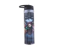 Surreal Entertainment Demon Slayer Group 20 Ounce Water Bottle, Black, One Size