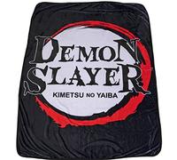 Surreal Entertainment Demon Slayer Logo Lightweight Fleece Throw Blanket | 45 x 60 Inches