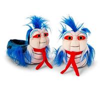 Surreal Entertainment Labyrinth Ello Worm Plush Slippers for Adults | One Size Fits Most