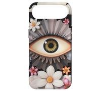 Surreal Eye Floral Collage Minimal Aesthetic Design Case for iPhone Air