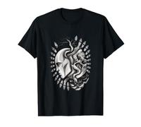 Surreal Human Face Skull Tree Roots Nature Art Value Graphic T-Shirt
