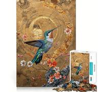 Surreal Hummingbird 1000 Teenager Pieces Jigsaw Puzzle Mind Exercise Toy Bonding Time Precision Cut Art Collection Piece (50x75cm)