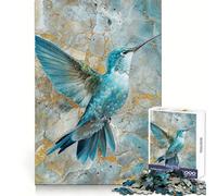 Surreal Hummingbird Jigsaw Puzzles 1000 Pieces for Adults Reason Skill Toy Calm Relax Exact Cut Heartfelt Gift (50x75cm)