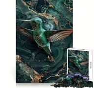 Surreal Hummingbird Jigsaw Puzzles for Adults 1000 Pieces Brain Challenge Toy Quiet Fun Precise Cut Wall Art Decor (50x75cm)