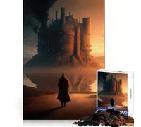 Surreal Loneliness Jigsaw Puzzles 1000 Pieces for Adults Memory Boost Warm Time Image Assembly Fine Art Piece (50x75cm)