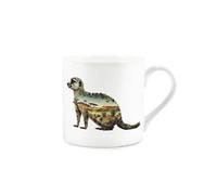Surreal Meerkat Bone China Mug - Safari Landscapes & Creatures Gifts for Wild Animal Lovers - White 380ml Tea/Coffee Cup Present
