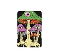 Surreal Melting Mushrooms With Eyes Car Air Fresheners 4 Pcs Hanging Scented Cards Fragrance Scented Cards For Car Aromatherapy Tablets