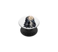 Surreal Nihilist Penguin Art Jesus Christ PopSockets Adhesive PopGrip