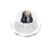 Surreal Nihilist Penguin Art Jesus Christ PopSockets PopGrip for MagSafe