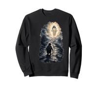 Surreal Nihilist Penguin Art Jesus Christ Sweatshirt