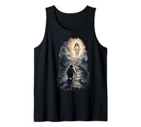Surreal Nihilist Penguin Art Jesus Christ Tank Top