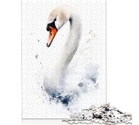 Surreal Penguin Glowing Puzzles 500 Pieces Wooden Puzzles Puzzles for Adults & Teenager Educational Puzzle 500pcs (52x38cm)