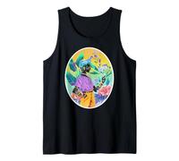 Surreal Portrait Art Botanical Collage Queer Aesthetic Tank Top