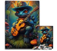 Surreal Psychedelic Lizard 1000 Piece Puzzle Paper Jigsaw Puzzles Brain Challenge Game for TeenagersFamily Interaction 1000 PCS(38x26cm)