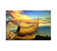 Surreal Roman Architectural Art Canvas Poster Bedroom Decor Landscape Office Room Decor Gift 16x24inch(40x60cm)