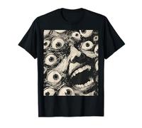 Surreal Screaming Face - Nightmare Abstract Horror Art T-Shirt